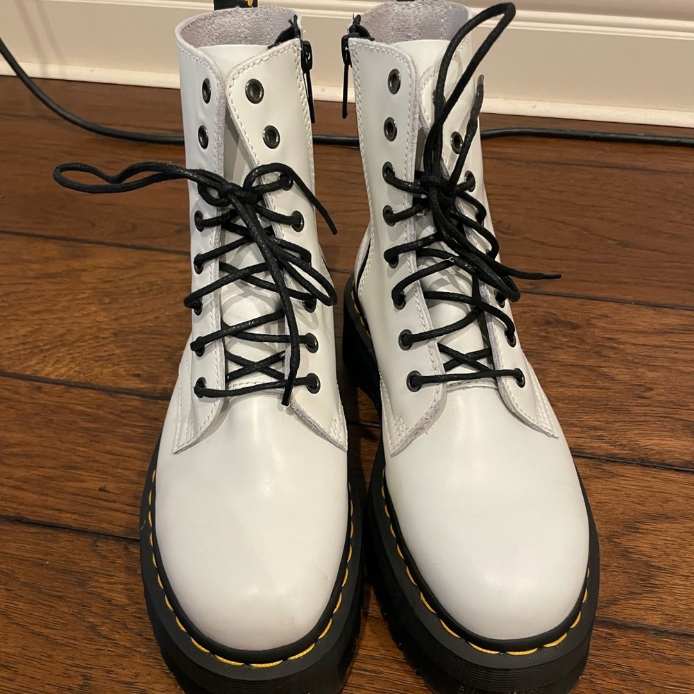 White Platform Dr. Martens